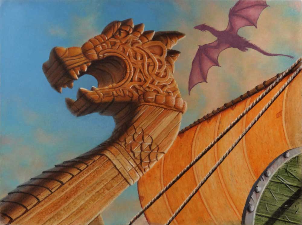 norse dragon art